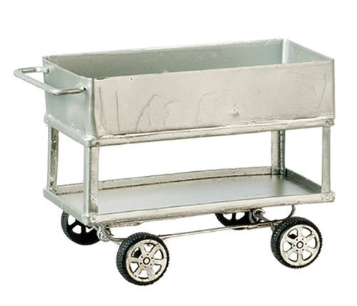 Silver Utility Cart